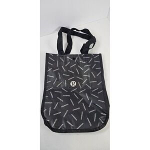 LULULEMON Shopper Shoulder Bag Small Reusable Clip Button Closure Shopping Bag